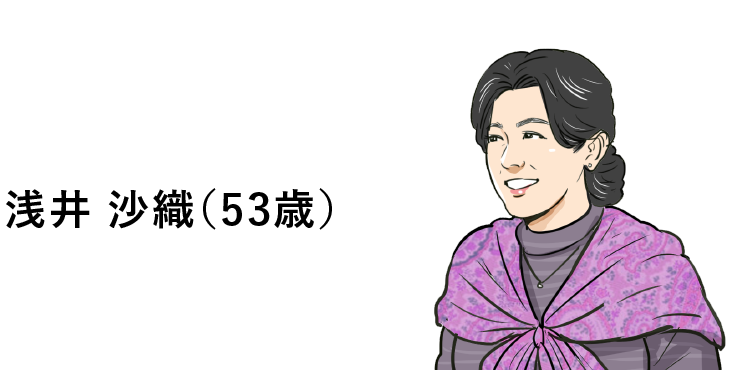 浅井 沙織(53歳)